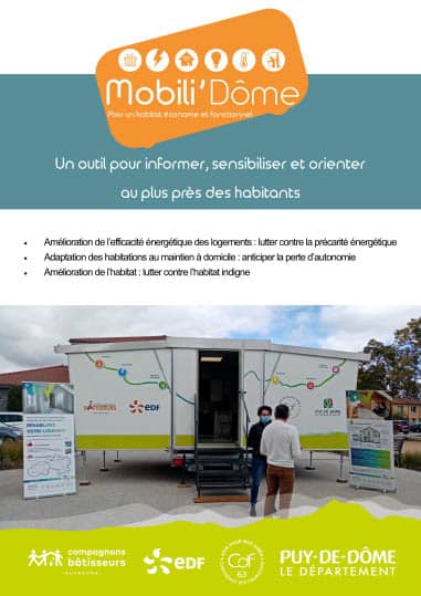 Mobili'Dôme, outil d'information sur la rénovation de l'habitat