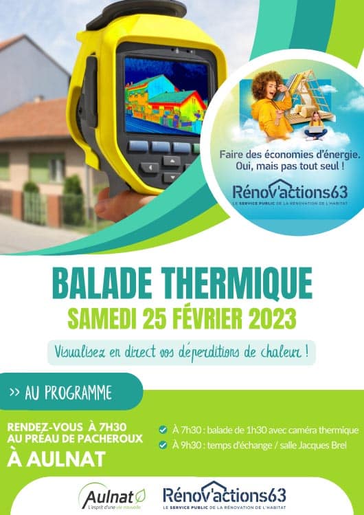 Une balade thermographique à Aulnat