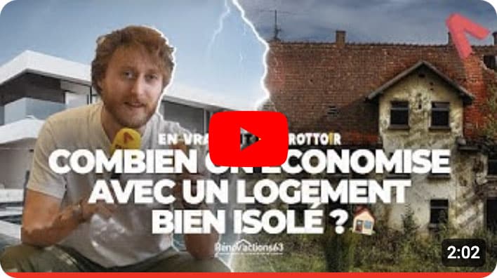 Combien on économise avec un logement bien isolé ?